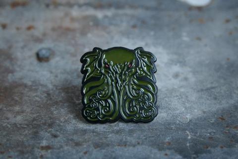 Cthulhu w/ Tentacles & Spread Wings Pin