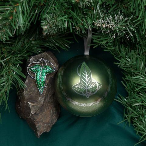 Tree ornament w/ Lorien Leaf Brooch