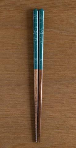 Laquered Chopsticks My Neighbour Totoro Deep Green 21 cm