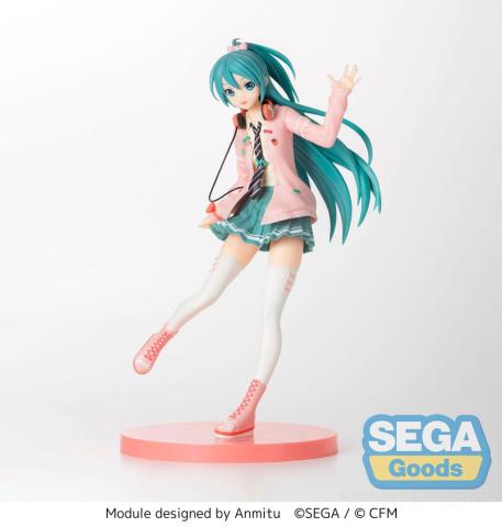 Hatsune Miku Ribbon Girl PVC Statue 24 cm