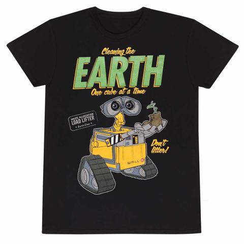 Wall-E Cleaning The Earth T-shirt (Small)