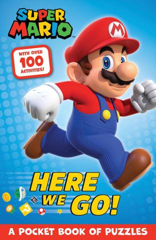 Official Super Mario Here We Go! A Pocket Book of Puzzles