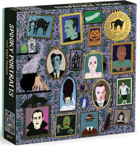 Spooky Portraits Foil Puzzle 500 pcs