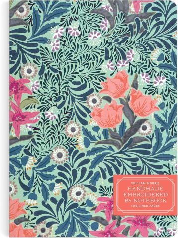 William Morris - Bower Handmade Embroidered A5 Journal