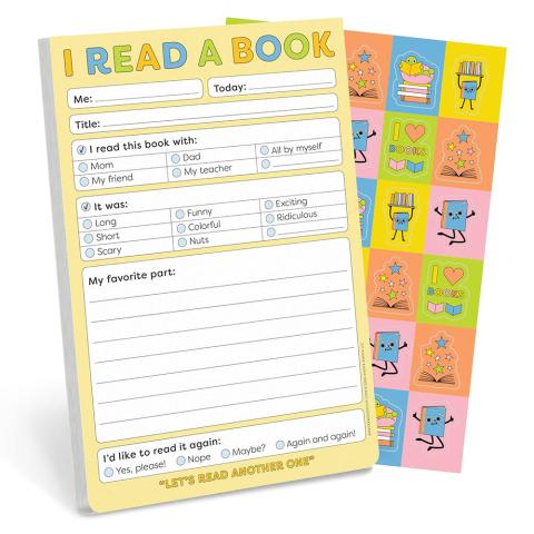 'I Read A Book' Note Pad - Kids Edition