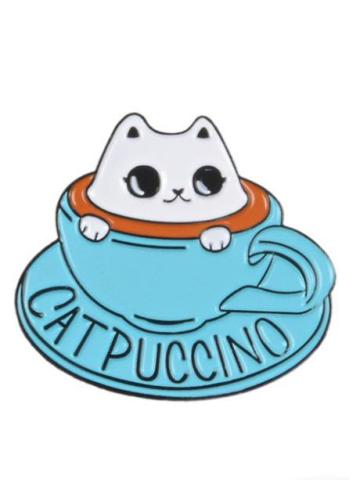 Catpuccino Pin