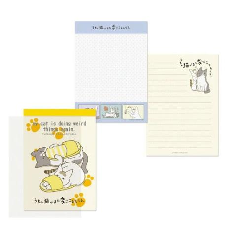 My Cat Is Doing Weird...A6 Memo Pad Set Blue - 2 st