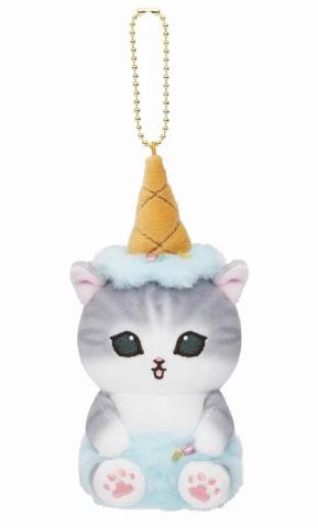 Plush Keychain: Ice Nyan Mascot - Soda