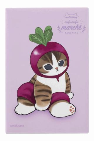 Square Magnet - Vegetable Kittens Turnip