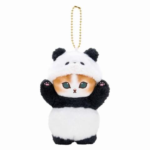 Plush Keychain: Kitten Panda Pyjama Mascot