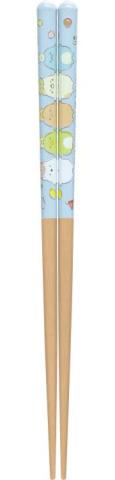 Sumikkogurashi Wooden Chopsticks Blue - 21 cm