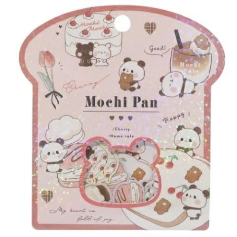 Flake Seal Stickers: Mochi Pan Cherry Home Café