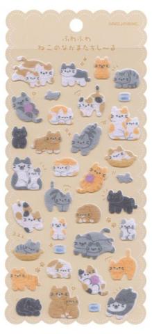 Felt Stickers: Neko 2