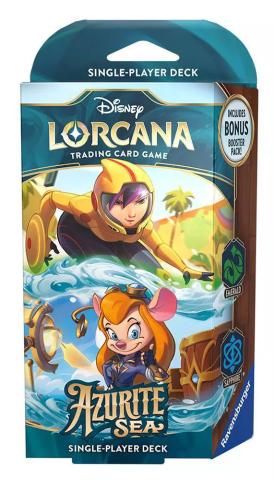 Disney Lorcana TCG: Azurite Sea Starter Deck (Gadget: Sapphire/Emerald)