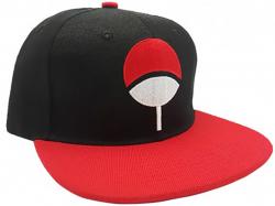 Snapback Cap Black & Red Uchiha
