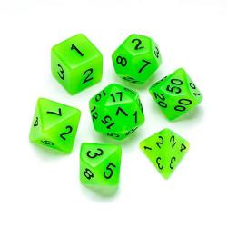 Fluorescent Green - Numbers: Black