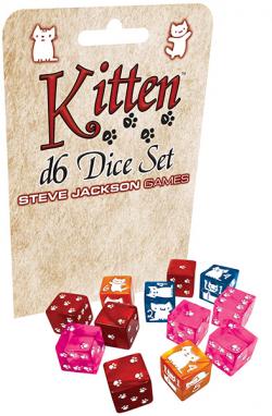 Kitten D6 Dice Set (12D6)