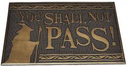 Rubber Doormat You Shall Not Pass 40 x 60 cm