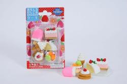 Cake & Ice Cream Eraser Set