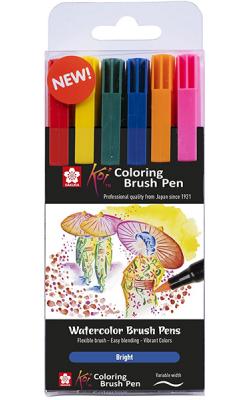 Koi Color Brush Set 6 Basic