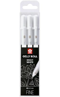Gelly Roll Basic Set 3 Fine Bright White Gel Pens