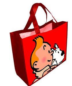 Tintin & Milou röd kasse