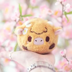 Keychain: Daisy the Highland Cow Plush