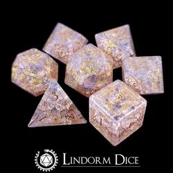 Dream Potion set of 7 Glass Dice