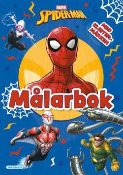 Marvel Spider-Man målarbok med klistermärken