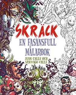 Skräck - en fasansfull målarbok