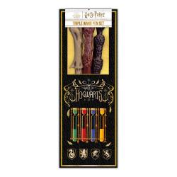 Triple Wand Pen Pack Colourful Crest