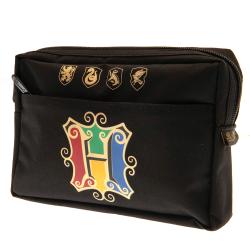 Multi Pocket Pencil Case Colourful Crest