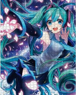 Hatsune Miku Petals Jigsaw puzzle 1000 pcs