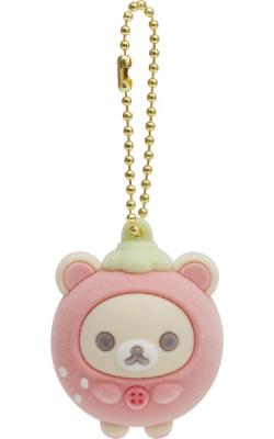 Keychain: Strawberry Life Korilakkuma Charm