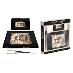 Neko Ramen Sushi Tray & Chopstick Set