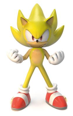 Figurine: Super Sonic (Yellow) 7cm