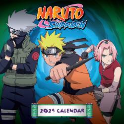 Naruto Shippuden 2025 Official Wall Calendar