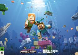 Minecraft 15 Years Anniversary Poster A3: Underwater World
