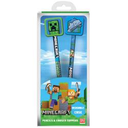 Dolphin & Creeper Pencils With Toppers