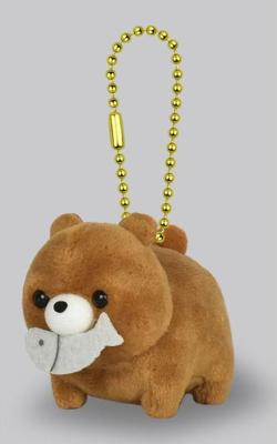 Plush Keychain: Brown Bear