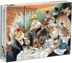 Luncheon of the Boating Party Meowsterpiece of Western Art Puzzle 1000 pcs