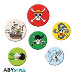 One Piece Skulls 1 Badge Pack