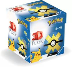 Pokémon Pokeball 3D Pussel 55 Bitar (Light Blue)