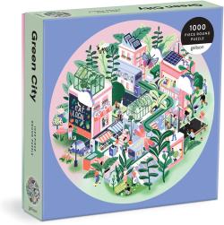 Green City Round Puzzle 1000 pcs