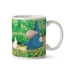 White & Blue Totoro Mug 300 ml