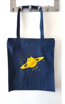 Caturn Tote Bag - Tjockt tyg