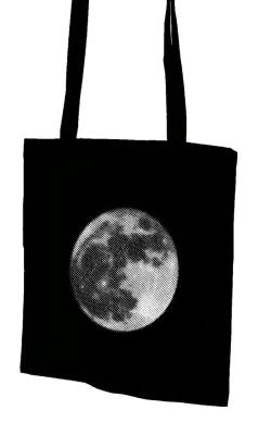 Måne Duotone Reflex Tote Bag