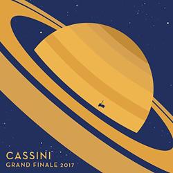 Singel Sticker - Cassini Grand Finale