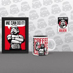 Original Stormtrooper Gift Set - Mug-Magnet-Print