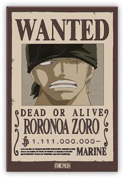 Wanted Zoro Standard Magnet